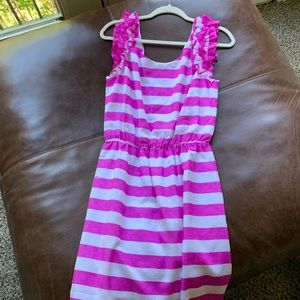 LILLY PULITZER Dana dress in awning stripe pink